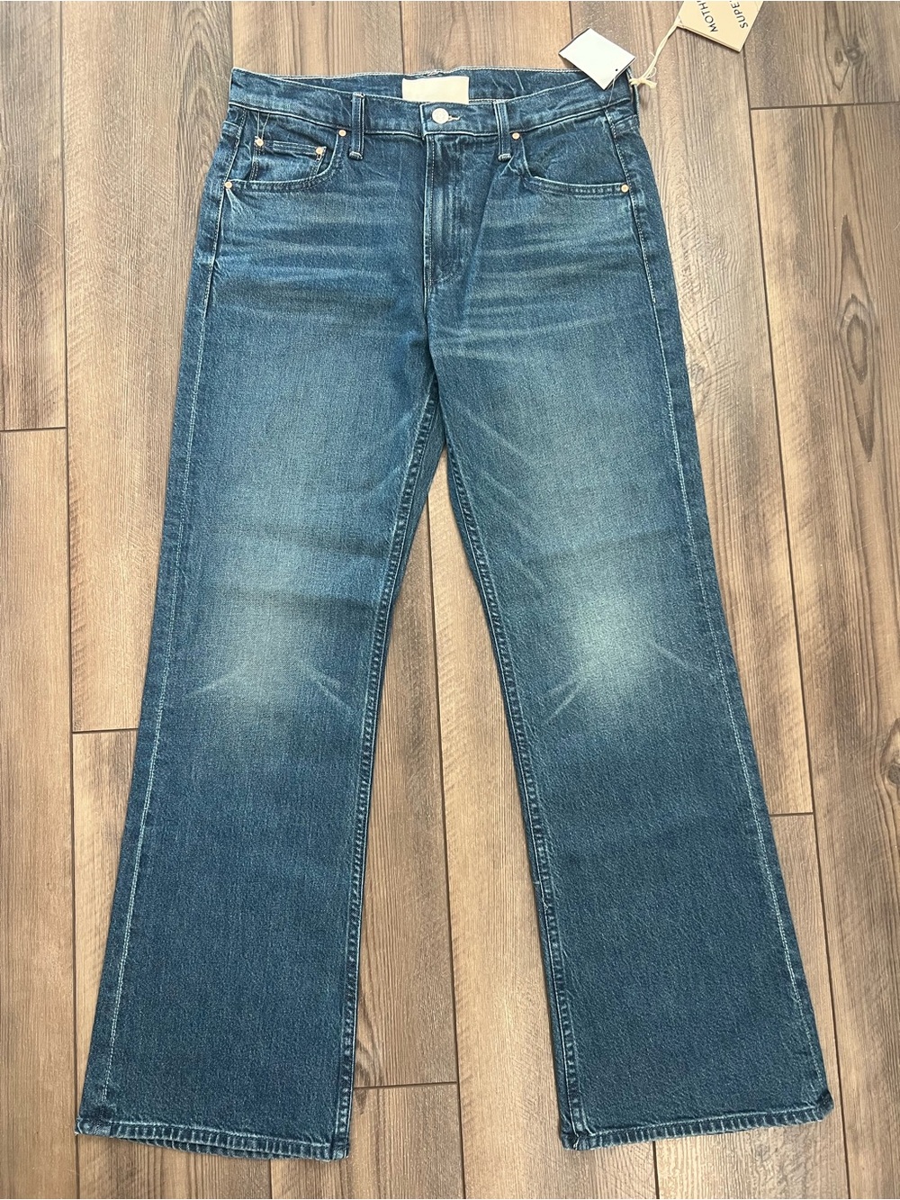 NWT MOTHER The Bookie Skimp High Rise Jeans in Which is Witch Size 31